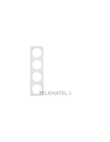 Marco R1 con 4 elementos blanco polar brillo - A001106062 HAGER 10142189