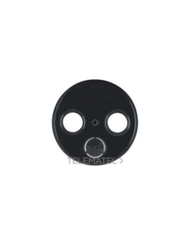 Tapa TV RCLASSIC con 2-3 elementos negro brillo - A001106211 HAGER 12032045