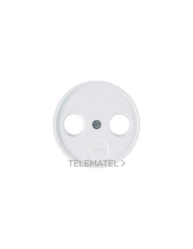 Tapa TV RCLASSIC con 2-3 elementos blanco polar brillo - A001106212 HAGER 12032089