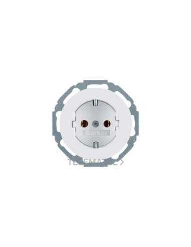 Toma schuko blanco polar brillo - A001106427 HAGER 47552089