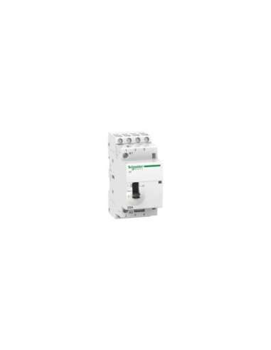 Contactor modular Acti9 iCT 25 A 4 P 4 NA 230/240V CA con mando manual - A001118282 SCHNEIDER ELECTRIC A9C21834