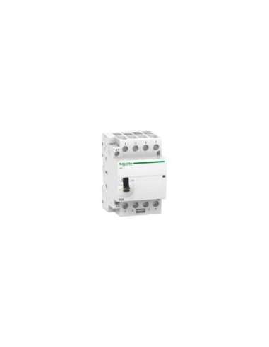 Contactor modular Acti9 iCT 40 A 3 P 3 NA 230/240V CA con mando manual - A001118284 SCHNEIDER ELECTRIC A9C21844