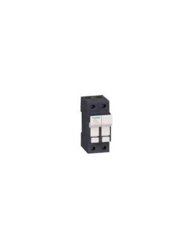 TeSyS porta-fusível 2P 25A - tamanho fusível 8.5 x 31.5 mm - A001122386 SCHNEIDER ELECTRIC DF82 (EMBALAJE DE 6 UNIDADES)