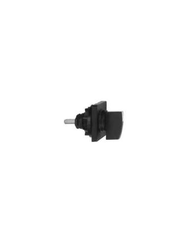 Cabeza de operación 45 x 45 mm - color negro - mango negro - blanco para grabar - A001125140 SCHNEIDER ELECTRIC KAC1H