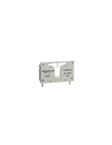 Módulo antiparasita TeSys D – díodo 12...250 V CC - A001125610 SCHNEIDER ELECTRIC LA4DC1U
