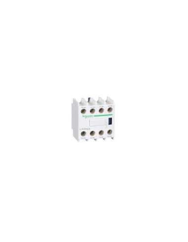 Bloque de Contacto Auxiliar TeSys D 4 NA Terminales de Abrazaderas de Tornillo - A001126223 SCHNEIDER ELECTRIC LADN40