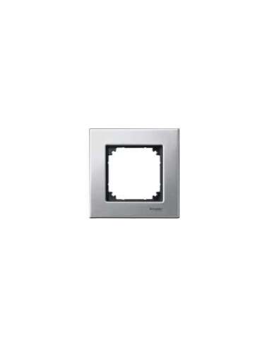 Marco 1 elem. elegance Acero - A001135025 SCHNEIDER ELECTRIC MTN403160