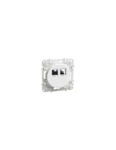 Toma RJ-45 doble categoria 6 UTP - A001142081 SCHNEIDER ELECTRIC S520485