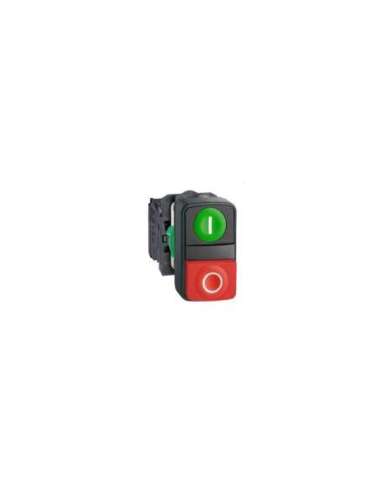 Pulsación doble verde-rojo ip66 - A001145995 SCHNEIDER ELECTRIC XB5AL73415