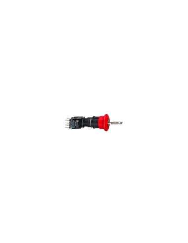 Parada de emergencia ø16 - cabeza seta ø30 - desenclavamiento por llave 1na+2nc - A001146109 SCHNEIDER ELECTRIC XB6AS9349B