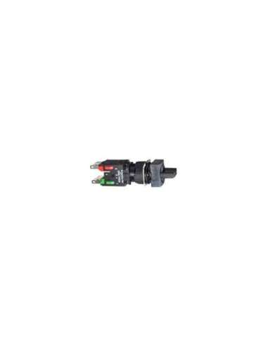Selector cuadrado negro ø 16 - 2 posiciones fijas - 1na+1nc - A001146130 SCHNEIDER ELECTRIC XB6CD225B