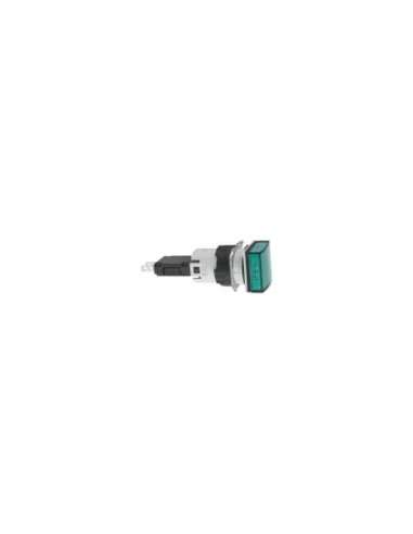 Piloto luminoso cuadrado verde ø 16 - led integrado - 24 v - conector - A001146146 SCHNEIDER ELECTRIC XB6CV3BB