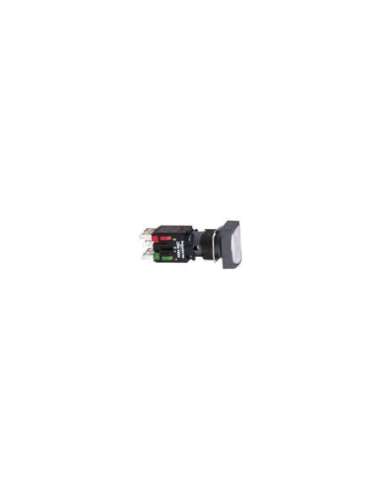 Pulsador luminoso rectangular blanco ø 16 - 1na+1nc - 24v - A001146184 SCHNEIDER ELECTRIC XB6DW1B5B