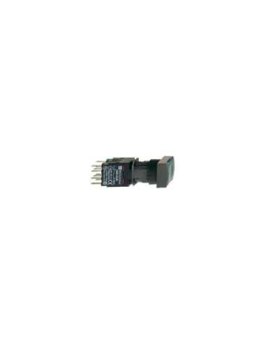 Pulsador luminoso rectangular verde ø 16 - 1na+1nc - 24v - A001146186 SCHNEIDER ELECTRIC XB6DW3B5B