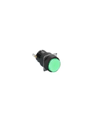 Luz piloto redondo ø16 - ip65 - verde - integrante 24vdcpolarised led - conector - A001146232 SCHNEIDER ELECTRIC XB6EAV3BP