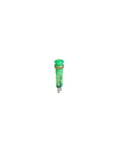 Luz piloto ø8 - ip40/ip65 - verde - led cubierto incluido - 24v - rápidoon - A001148551 SCHNEIDER ELECTRIC XVLA233