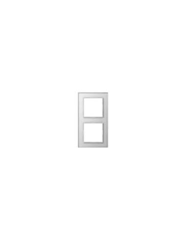Marco doble AC cristal blanco alpino - A001177894 JUNG AC582GLWW