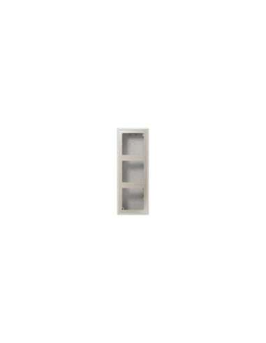 MArco triple LS CUBE lacado acero - A001178145 JUNG ES2583A-L