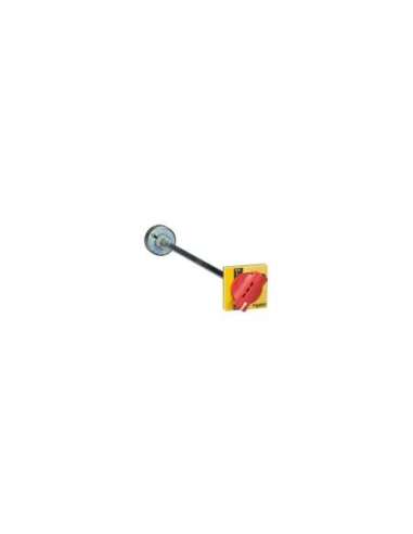 Extended front rotary handle - red/yellow - for INS250 & INV100…250 - A001184504 SCHNEIDER ELECTRIC LV431051