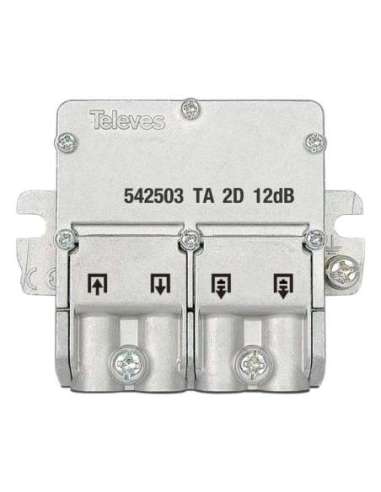 Mini derivación 5 2400MHz Easyf 2D 12dB TA - A001186525 TELEVES 542503