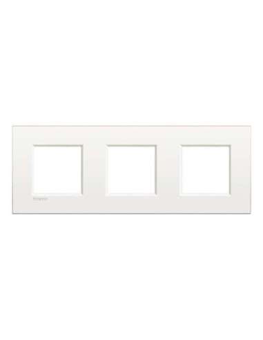 Placa embellecedora Livinglight AIR de color Blanco - 2 x 3 módulos - A001189494 BTICINO LNE4802M3BN