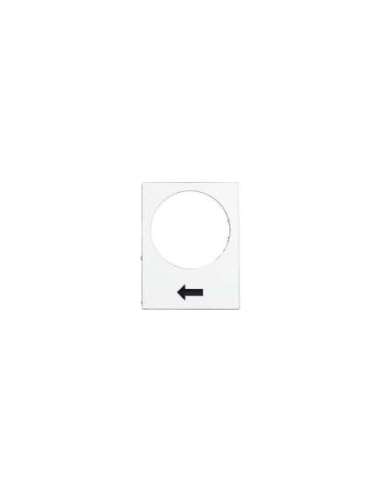 Leyenda - 30 x 40 mm - blanco - subir o derecha