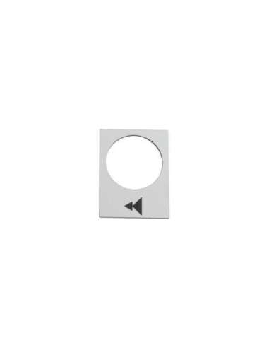 Leyenda - 30 x 40 mm - blanco - subir o derecha
