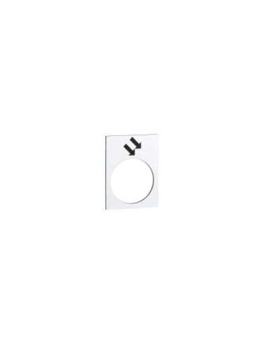 Leyenda - 30 x 40 mm - blanco - adelante