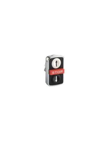 Cabeza pulsador triple blanca Stop IP69K SCHNEIDER ELECTRIC ZB4BA71124