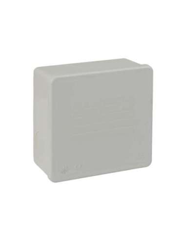 Caja estanca de conexión 100 x 100 x 45 mm sin conos. Color gris. - A001207471 SOLERA 615C (EMBALAJE DE 5 UNIDADES)