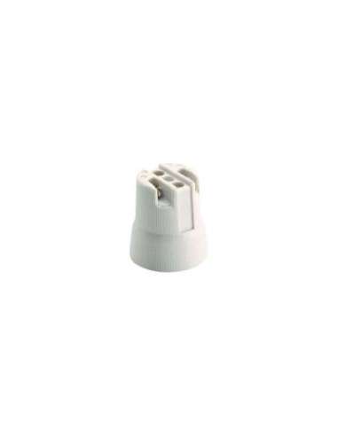 Portalámparas E-27 de porcelana. Conexión con tornillos. 4A 250V. - A001207560 SOLERA 678E (EMBALAJE DE 50 UNIDADES)