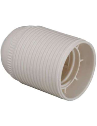 Portalámparas E-27. Conexión con tornillos. 4A 250V. Cuerpo roscado. - A001207573 SOLERA 6829CRB (EMBALAJE DE 40 UNIDADES)