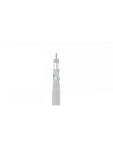 Cable coaxial SK6FPLUS CU+DC/AL 100m PVC blanco - A001281867 TELEVES 414801 (EMBALAJE DE 100 METROS)