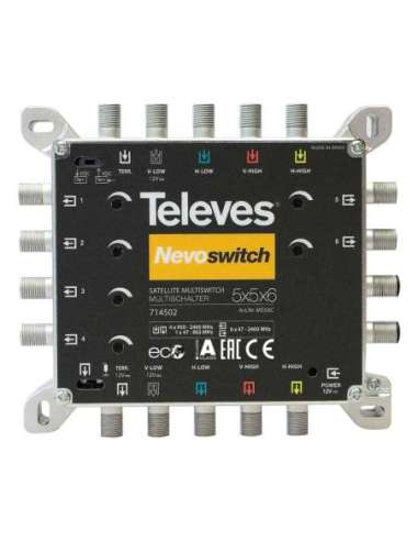 Multiswitch Nevoswitch 5x5x6 terminal cascada - A001281934 TELEVES 714502