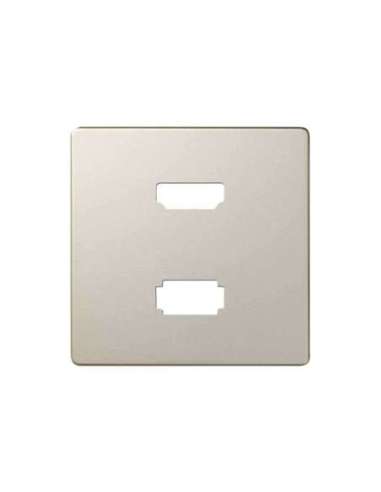 Placa para conector HDMI + USB cava Simon 82 - A001301154 SIMON 8201095-034