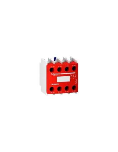 Bloque de Contactos Auxiliar TeSys D 2NA+2NC Terminales de Abrazadera de Tornillo - A001304672 SCHNEIDER ELECTRIC LADN22S