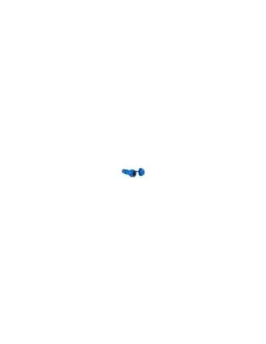 BASE AÉREA TIPO SCHUKO IP68-IP66 2P+T 250V 16A AZUL CONTACTO LATERAL IDE 00118