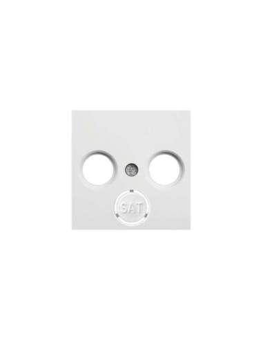 Tapa R/TV/SAT LUMINA2 blanco polar HAGER WL6320