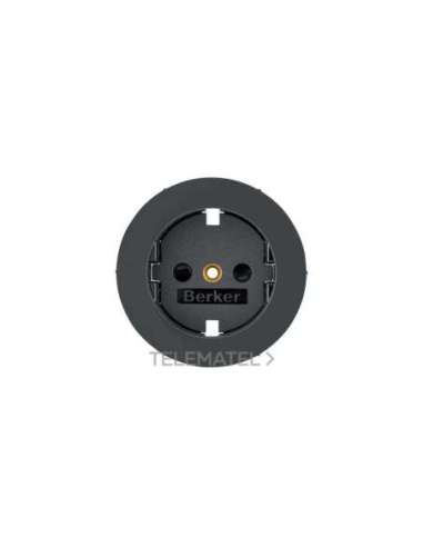 Tapa schuko RX protección infantil negro - A001357373 HAGER 17192045