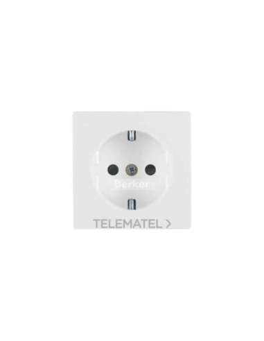 Tapa schuko QX protección infantil blanco polar - A001357376 HAGER 17196089