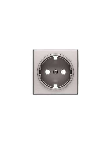 Tapa base enchufe Schuko T.T. lateral AI - A001360694 NIESSEN 8588 AI