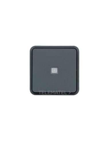 Conmutador con indicador luminoso Cubyko IP55 gris - A001370934 HAGER WNA002
