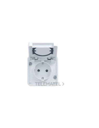 Toma schuko estanca blanco - A001370974 HAGER WNA161B