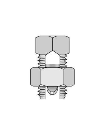BORNE DE TIERRA DE LATON 35-50 mm2 PARA BANDEJA VIAFIL - A001378903 INTERFLEX BTL-50 (EMBALAJE DE 20 UNIDADES)