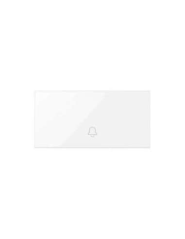 Tecla individual con grabado campana para pulsador blanco brillante Simon 100 - A001481791 SIMON 10000017-130