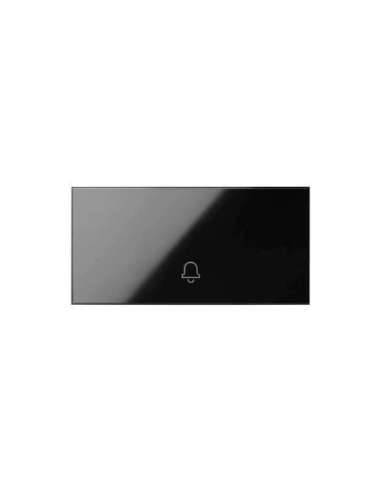 Tecla individual con grabado campana para pulsador negro brillante Simon 100 - A001481792 SIMON 10000017-138