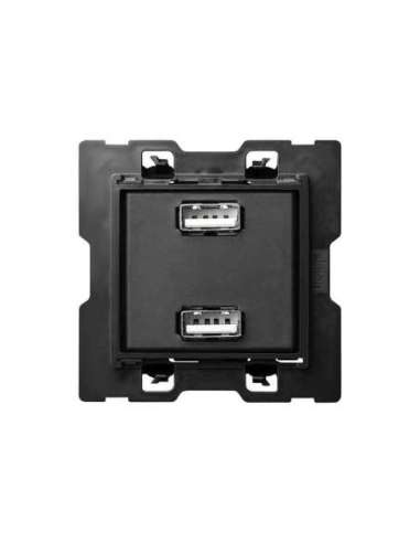 Cargador USB doble 2.1A 5 V/DC Tipo A Simon 100 - A001481810 SIMON 10000381-039