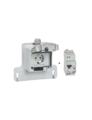 Kit de toma Greenup Access lista para instalar - IP66- IK08 LEGRAND 090470