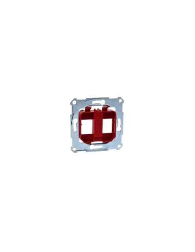Elegance y D-Life Soporte Universal para dos Tomas de datos RJ45 Keystone - A001492204 SCHNEIDER ELECTRIC MTN4566-0006
