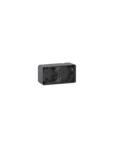 Mureva Styl Caja Estanco doble horizontal para montaje en superficie Gris - A001492252 SCHNEIDER ELECTRIC MUR37914